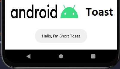 android toast featuire image