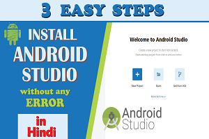 download android studio, install android studio