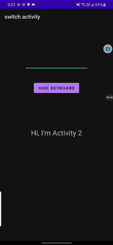 hide soft keyboard in android
