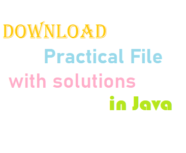 practical file java