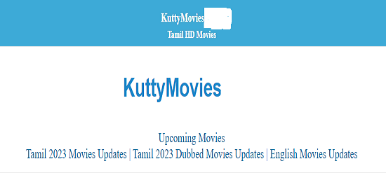 2023 Tamil Movies Download kuttymovies